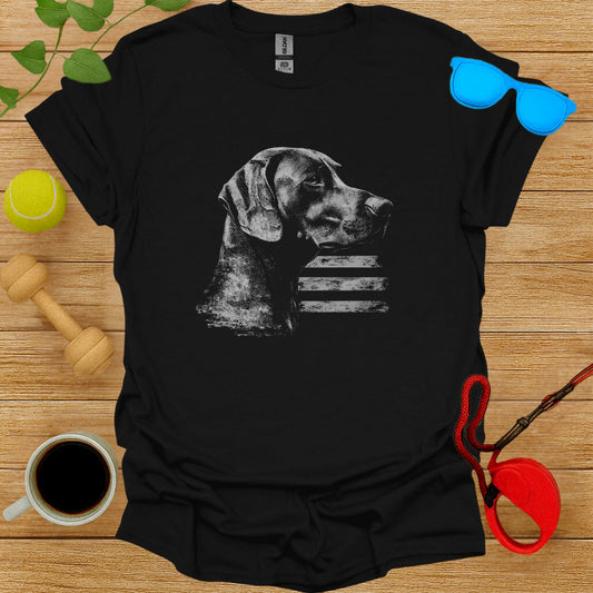 American Flag Dog Graphic Tee for Stylish Pet Lovers