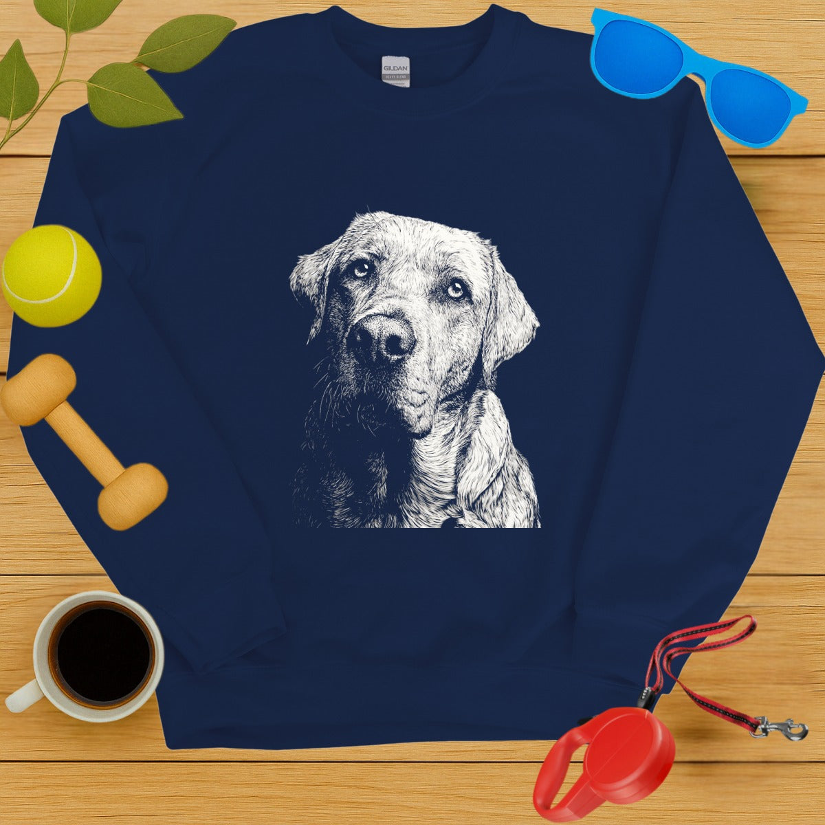Detailed Labrador Retriever Graphic Sweatshirt Product