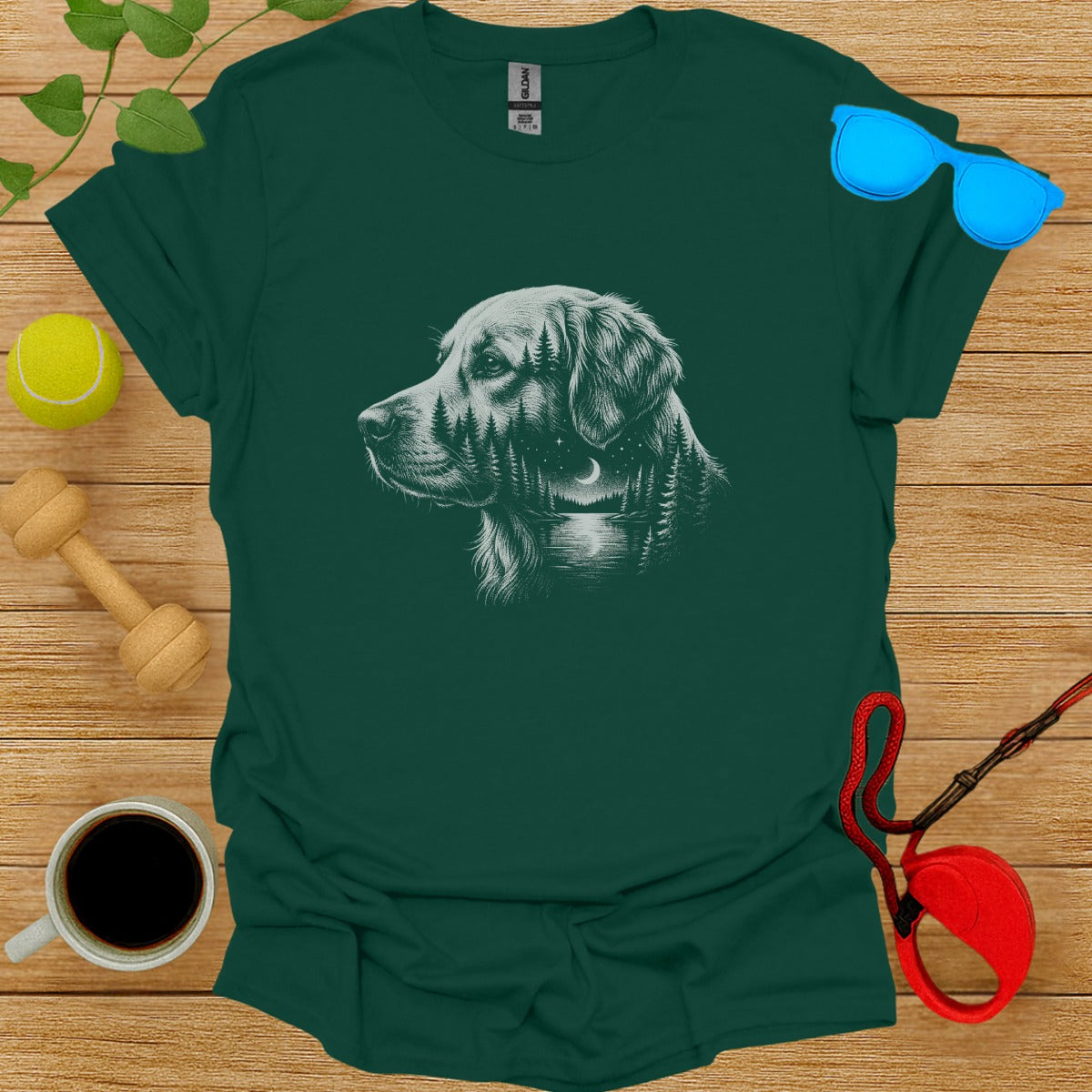 Labrador Retriever Head Detailed Design T-Shirt