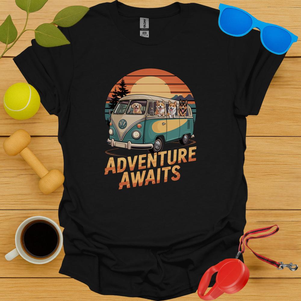 Adventure Awaits Retro Tee