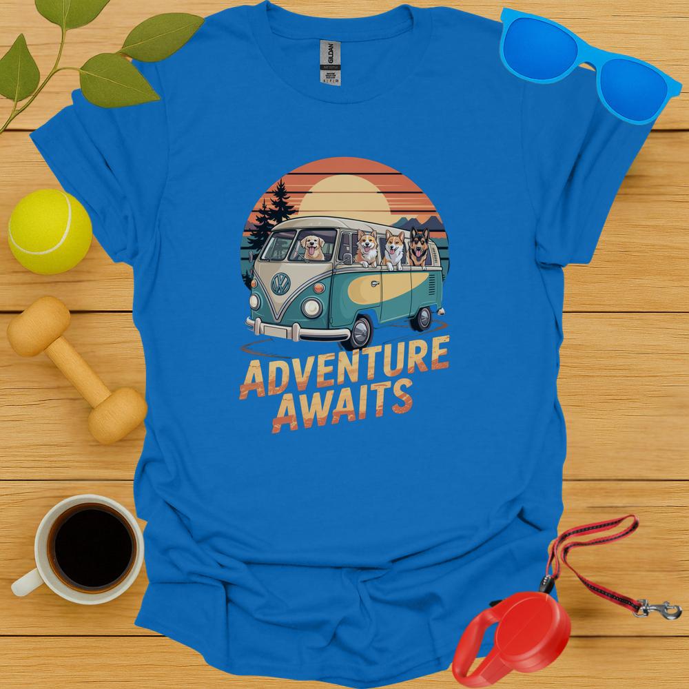 Adventure Awaits Retro Tee