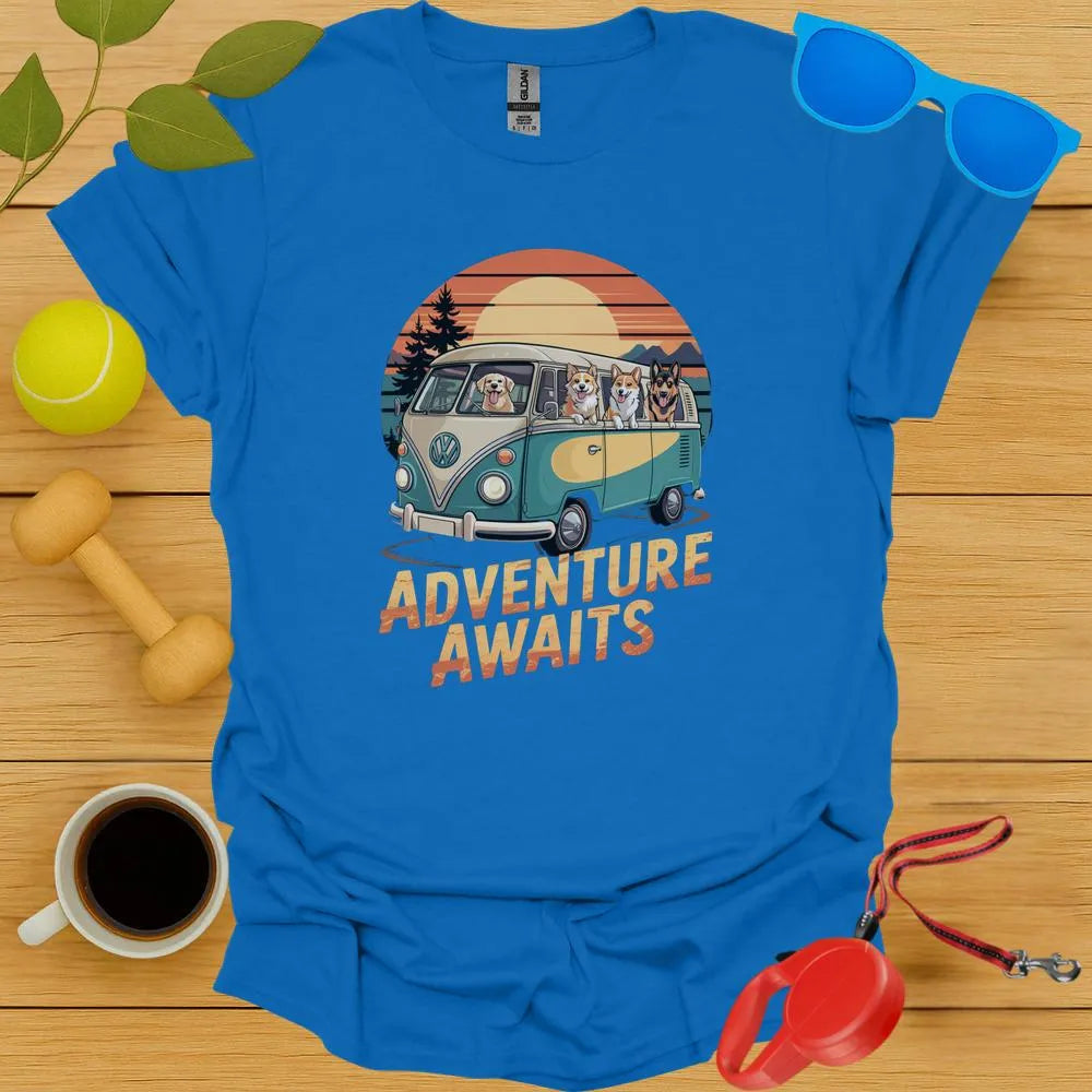 Adventure Awaits Retro Tee