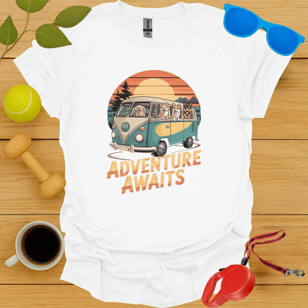 Adventure Awaits Retro Tee
