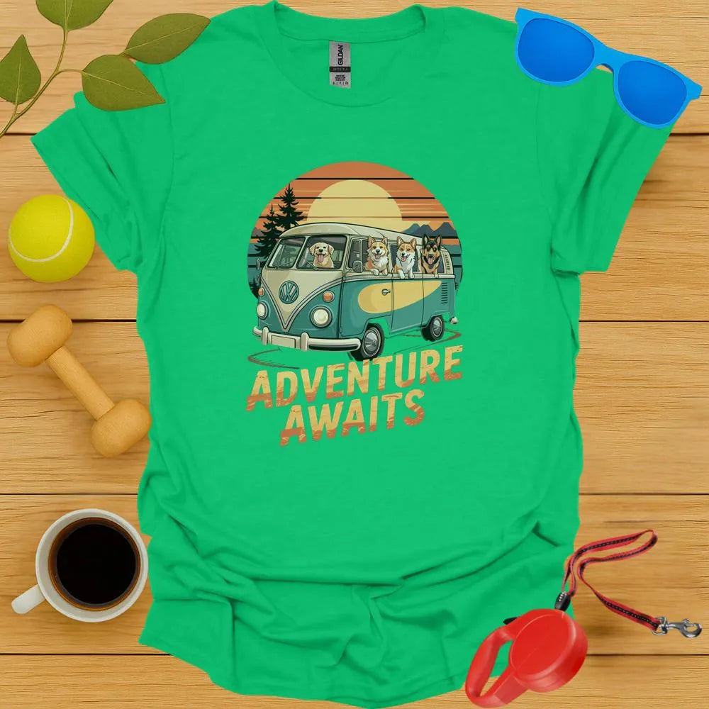 Adventure Awaits Retro Tee