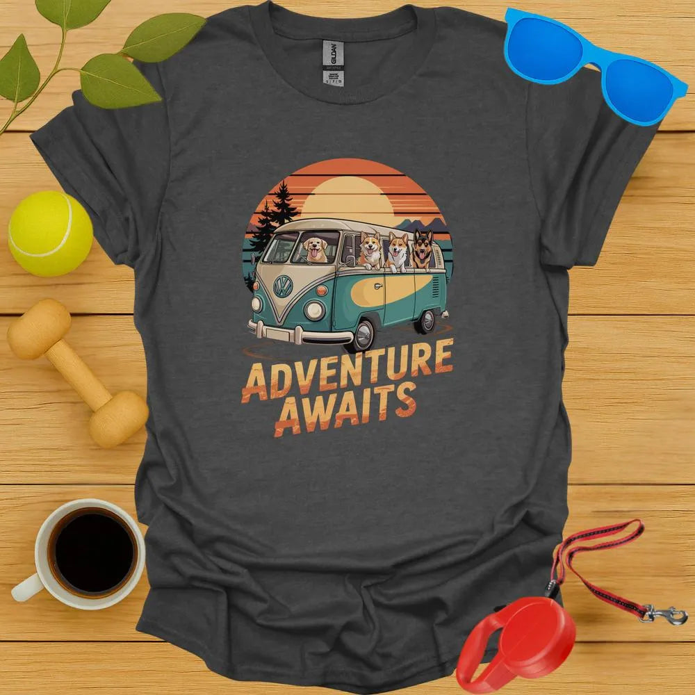 Adventure Awaits Retro Tee