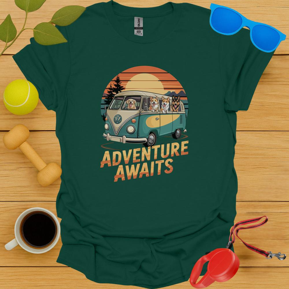 Adventure Awaits Retro Tee