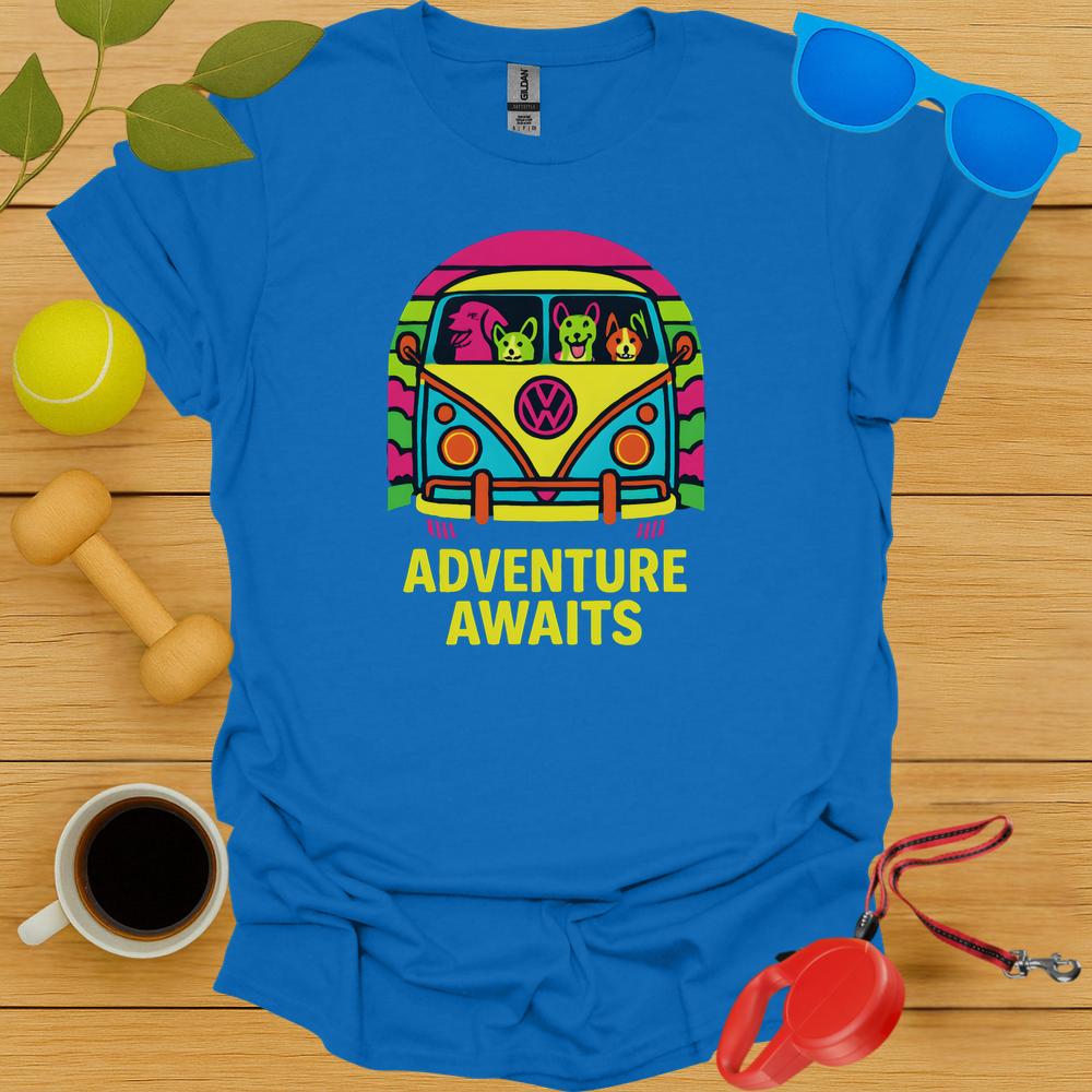 Adventure Awaits Vibrant Tee