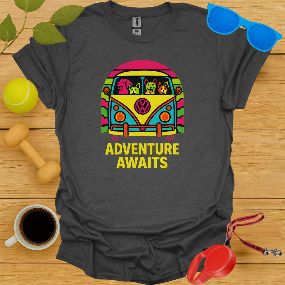 Adventure Awaits Vibrant Tee