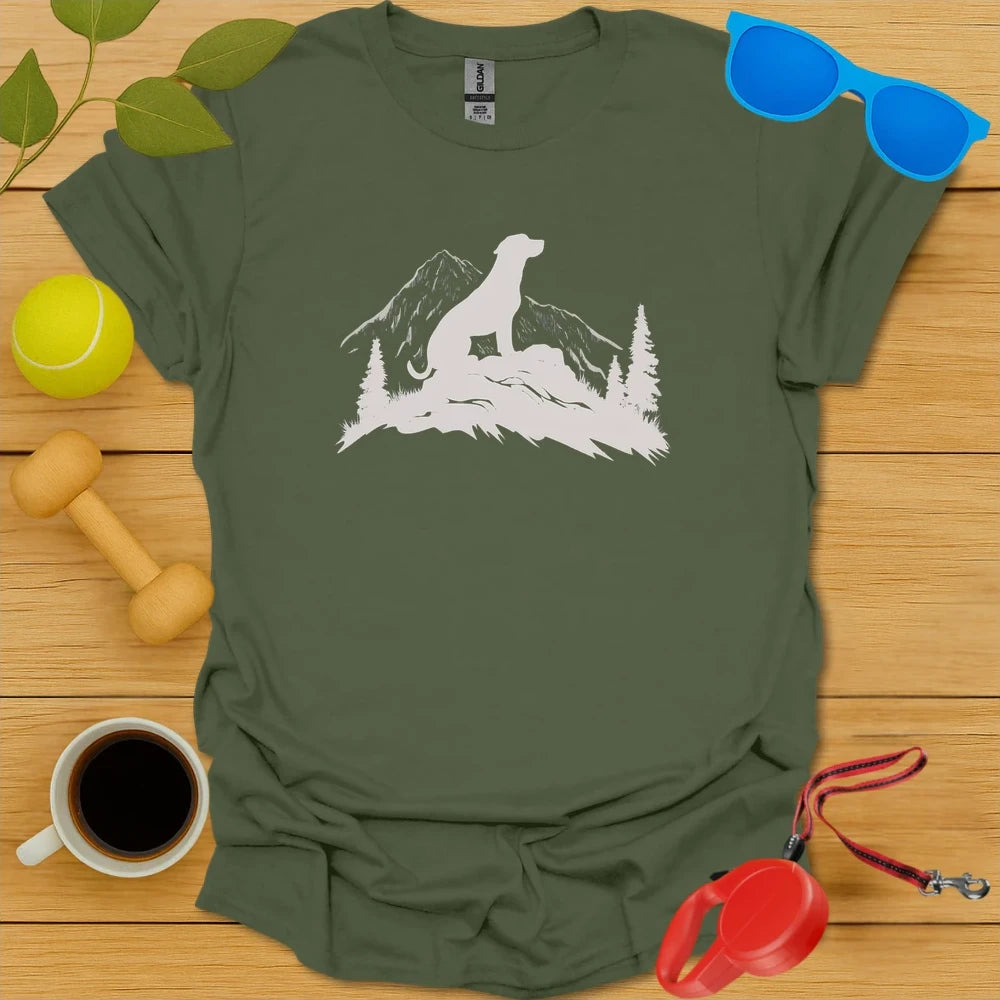 Alpine Companion | Hiking Dog Lover Tee