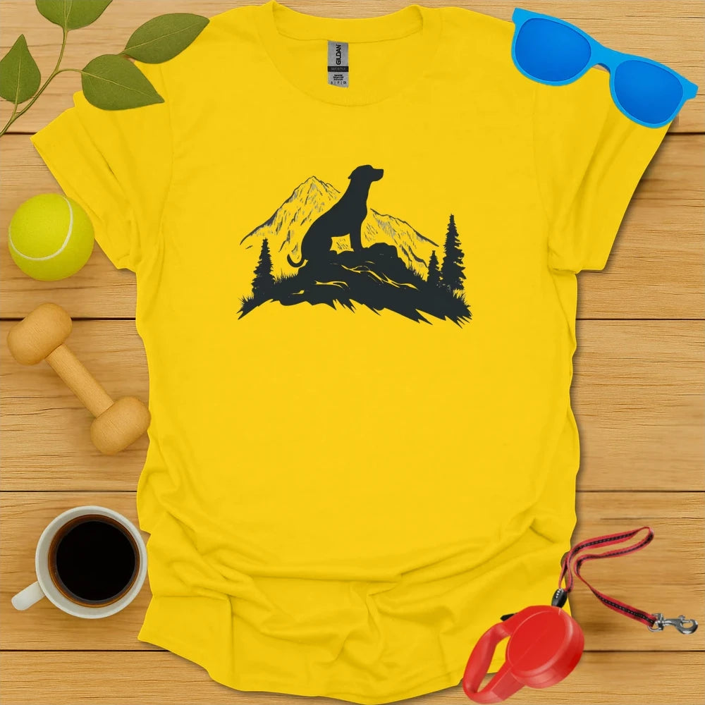 Alpine Companion | Hiking Dog Lover Tee