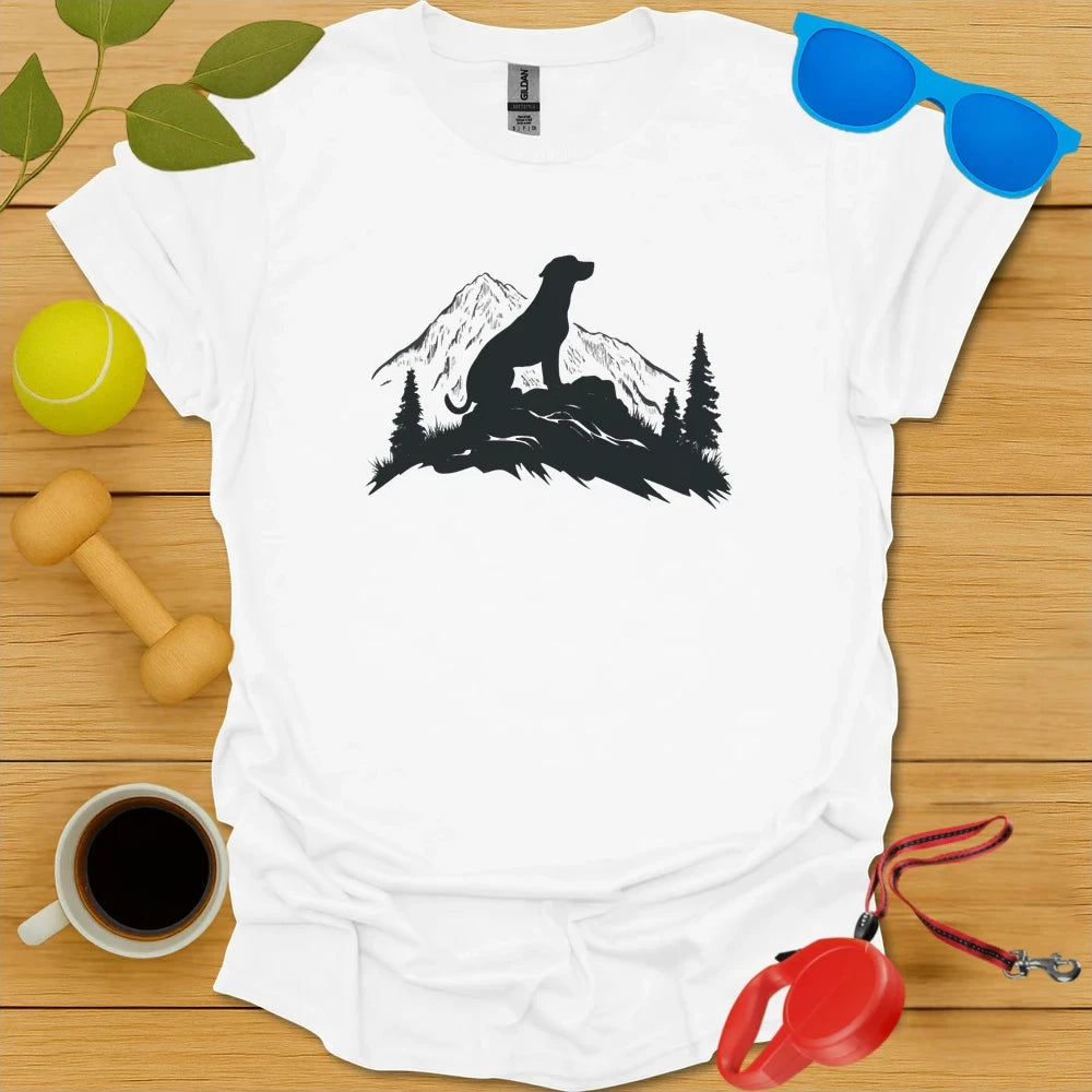 Alpine Companion | Hiking Dog Lover Tee