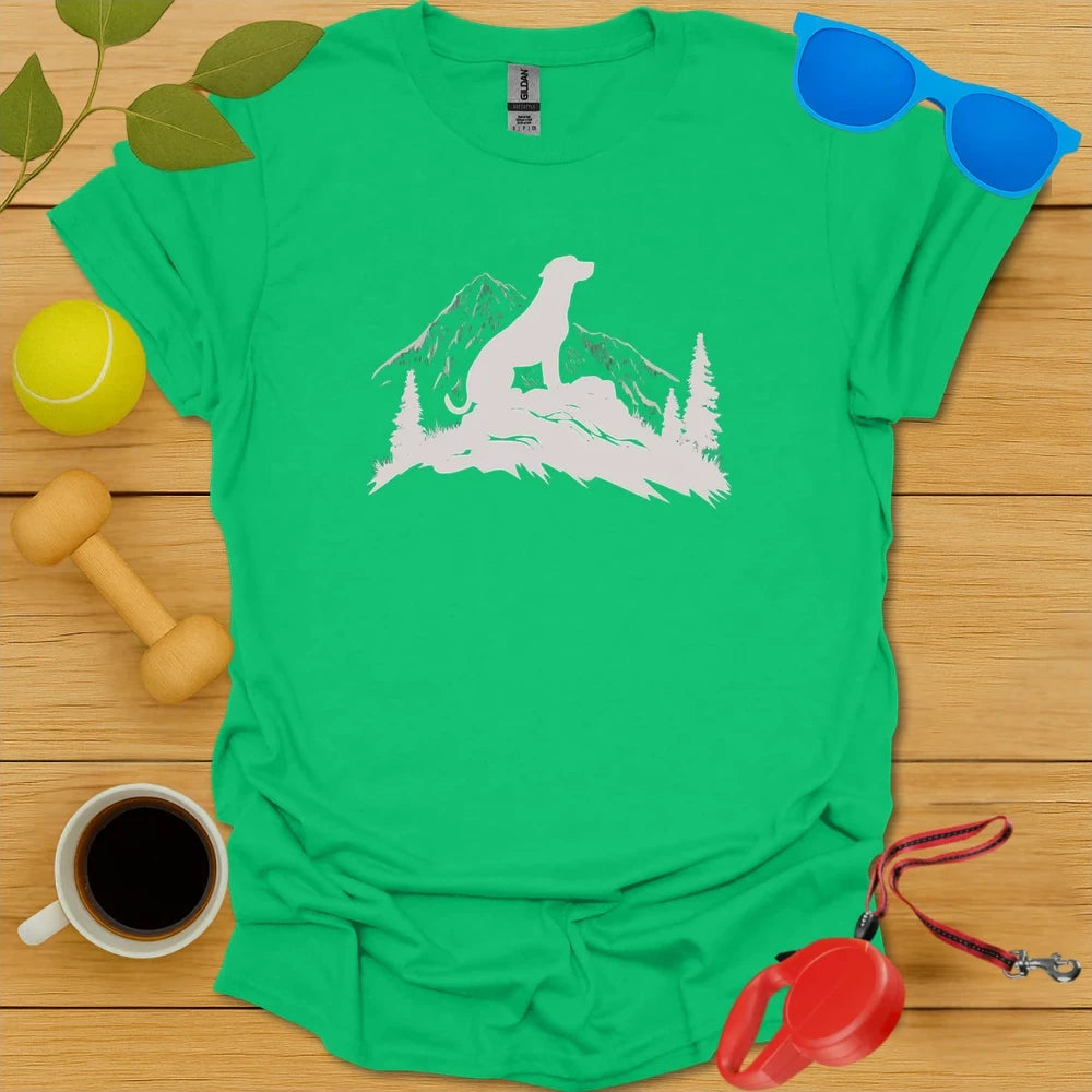 Alpine Companion | Hiking Dog Lover Tee