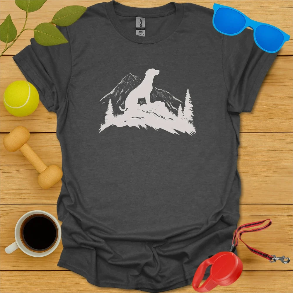 Alpine Companion | Hiking Dog Lover Tee
