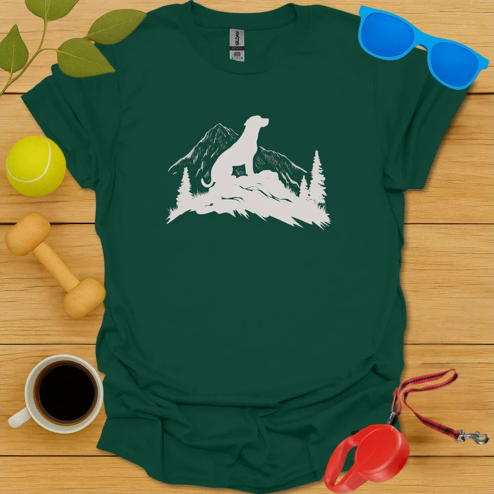 Alpine Companion | Hiking Dog Lover Tee