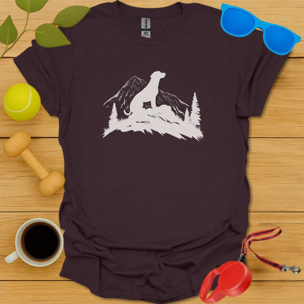 Alpine Companion | Hiking Dog Lover Tee
