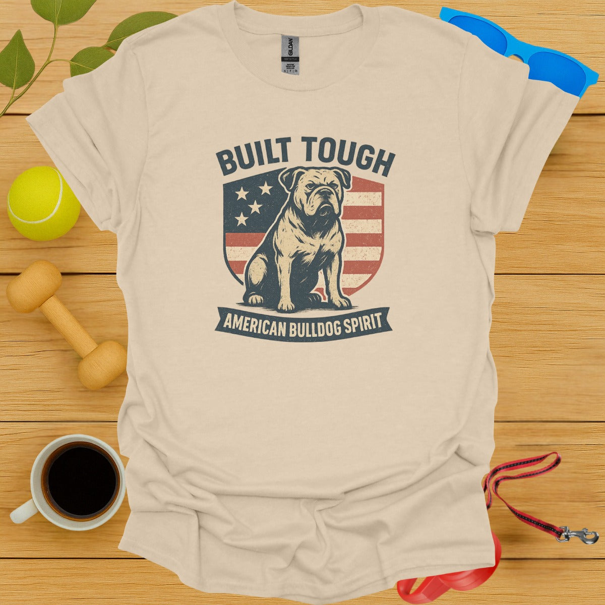 Built Tough American Bulldog Spirit T-shirt product type