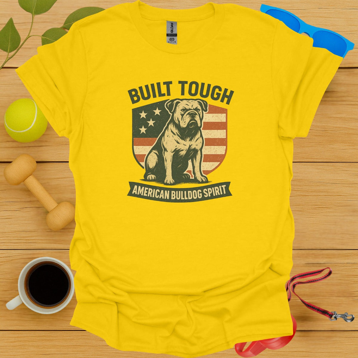 Built Tough American Bulldog Spirit T-shirt product type