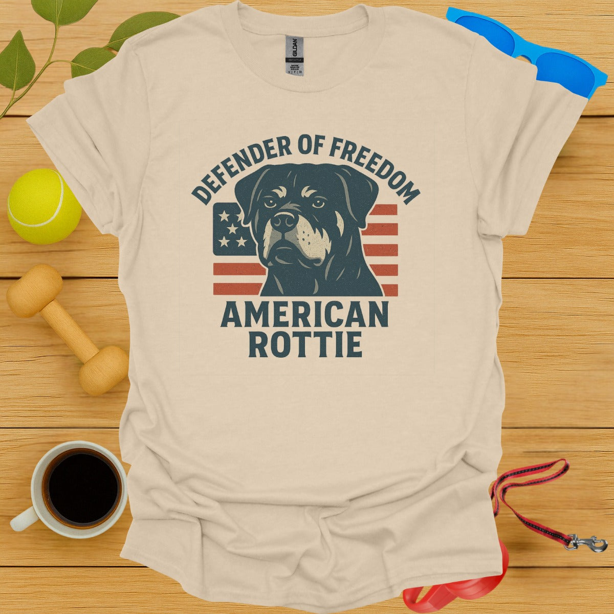 Defender of Freedom American Rottie Shirt product
