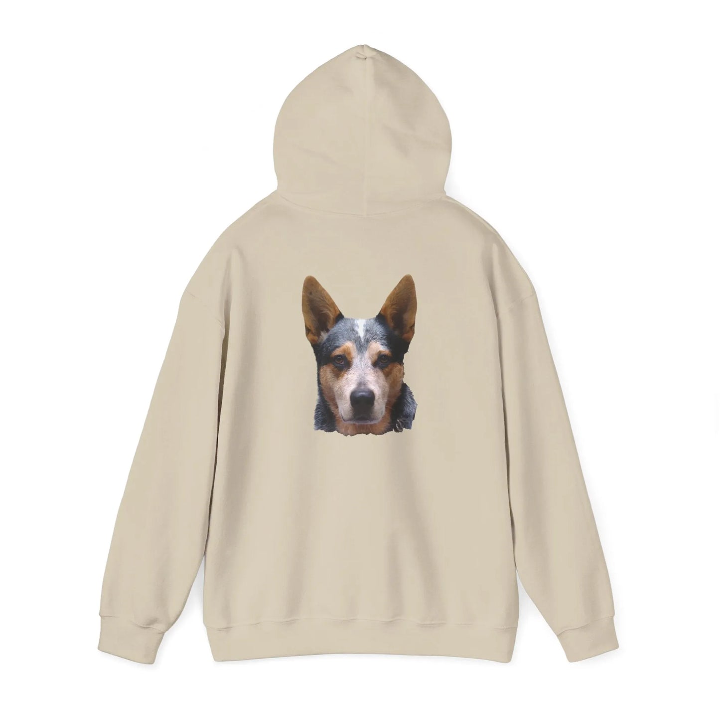 Australian Cattle Dog Portrait Hoodie-Critter Lane
