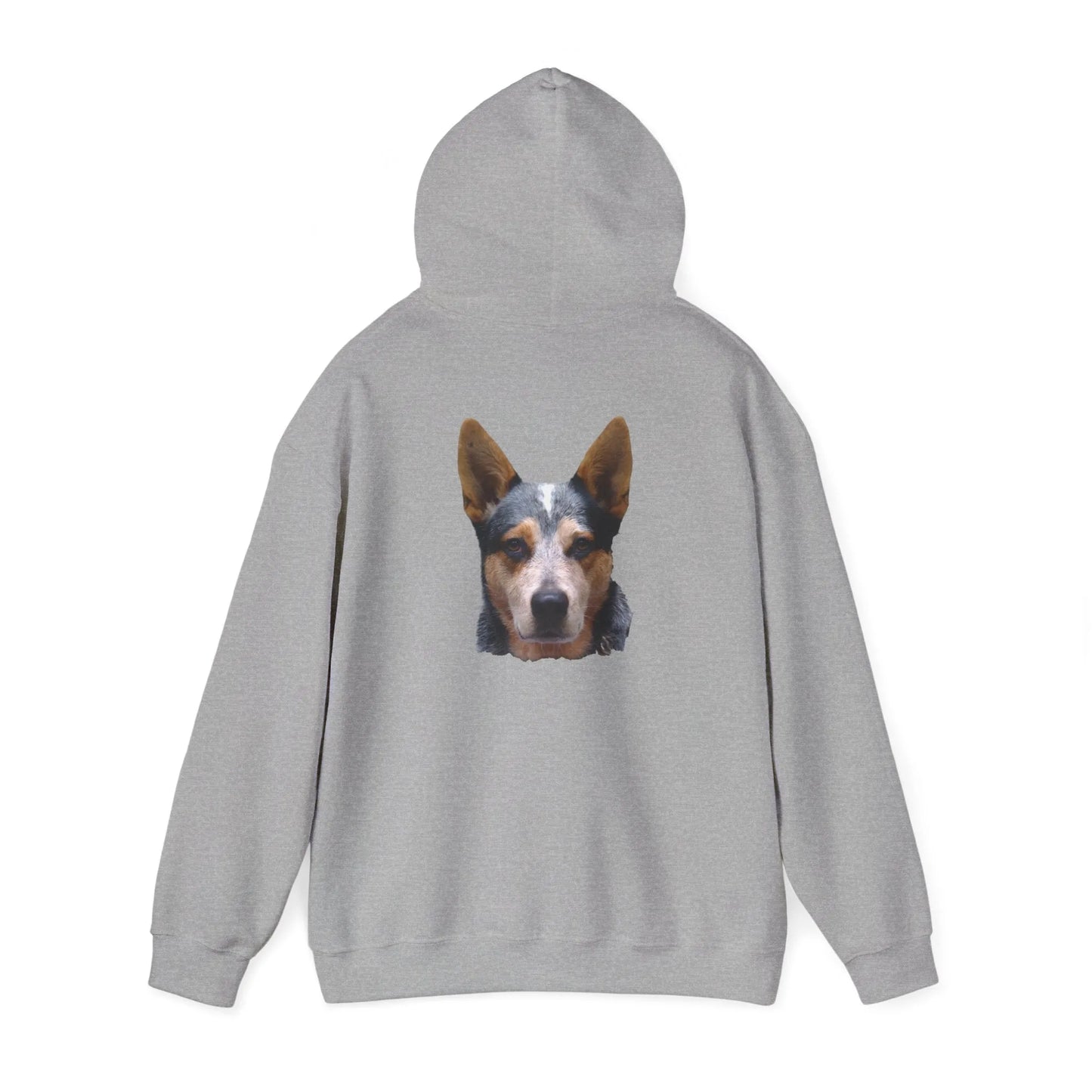 Australian Cattle Dog Portrait Hoodie-Critter Lane