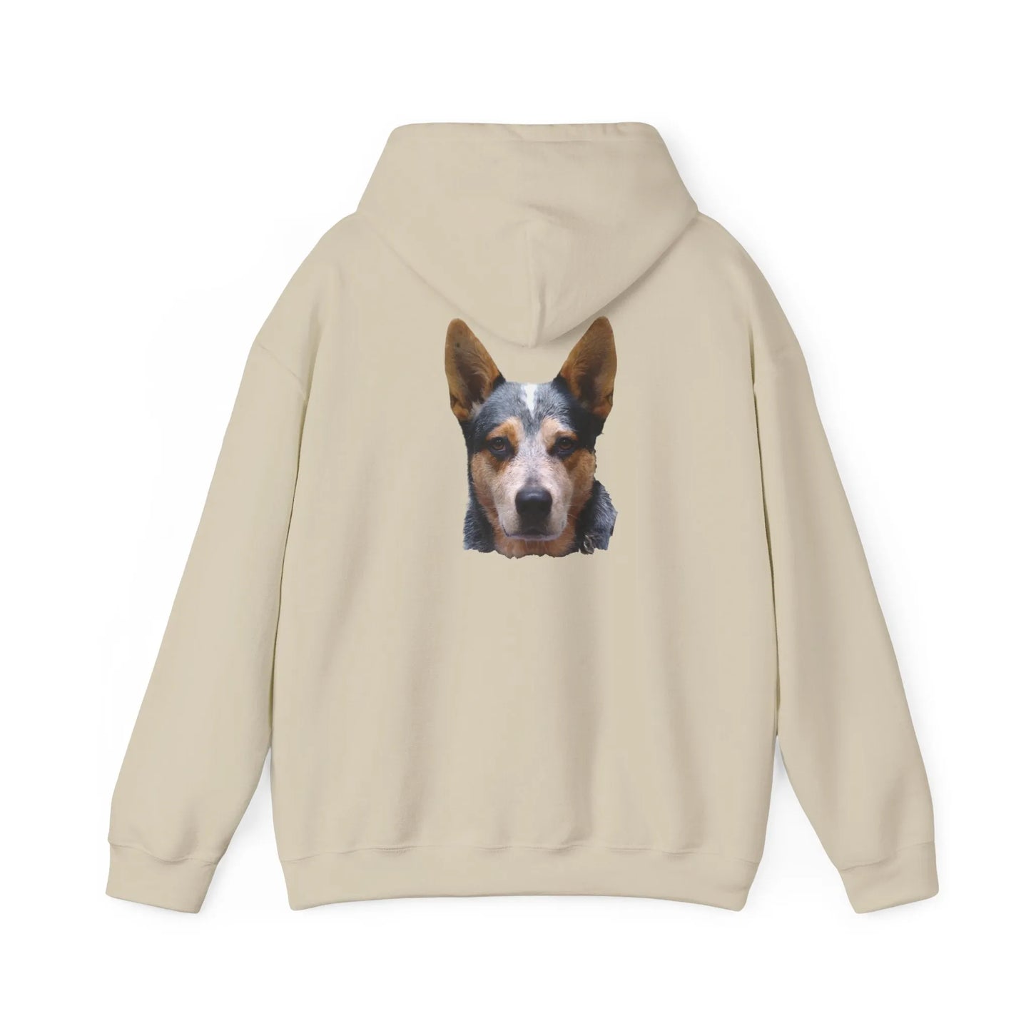Australian Cattle Dog Portrait Hoodie-Critter Lane