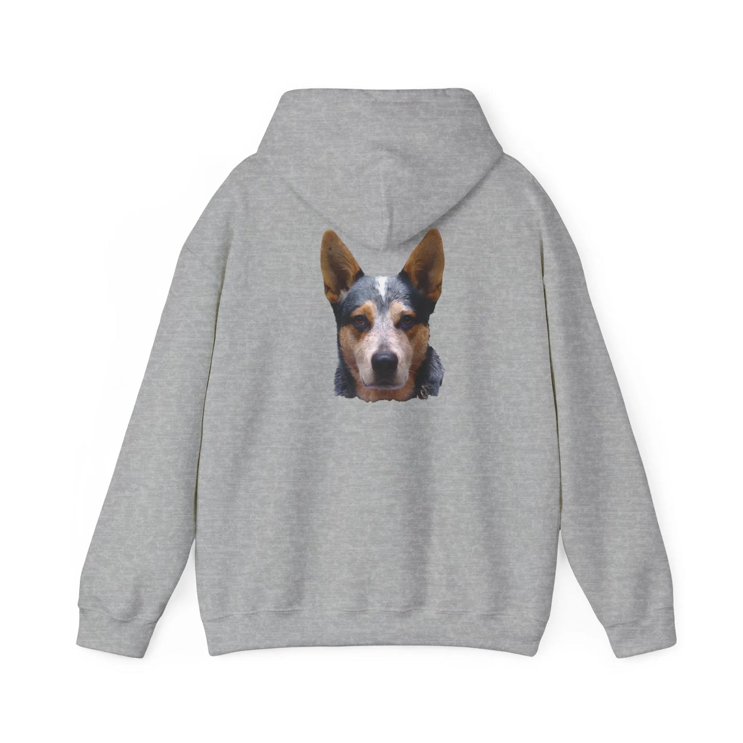 Australian Cattle Dog Portrait Hoodie-Critter Lane