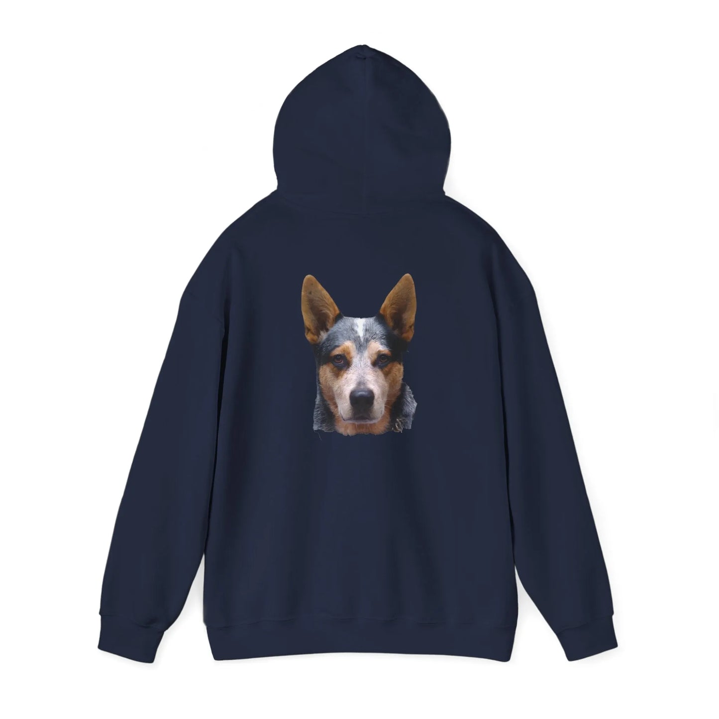 Australian Cattle Dog Portrait Hoodie-Critter Lane