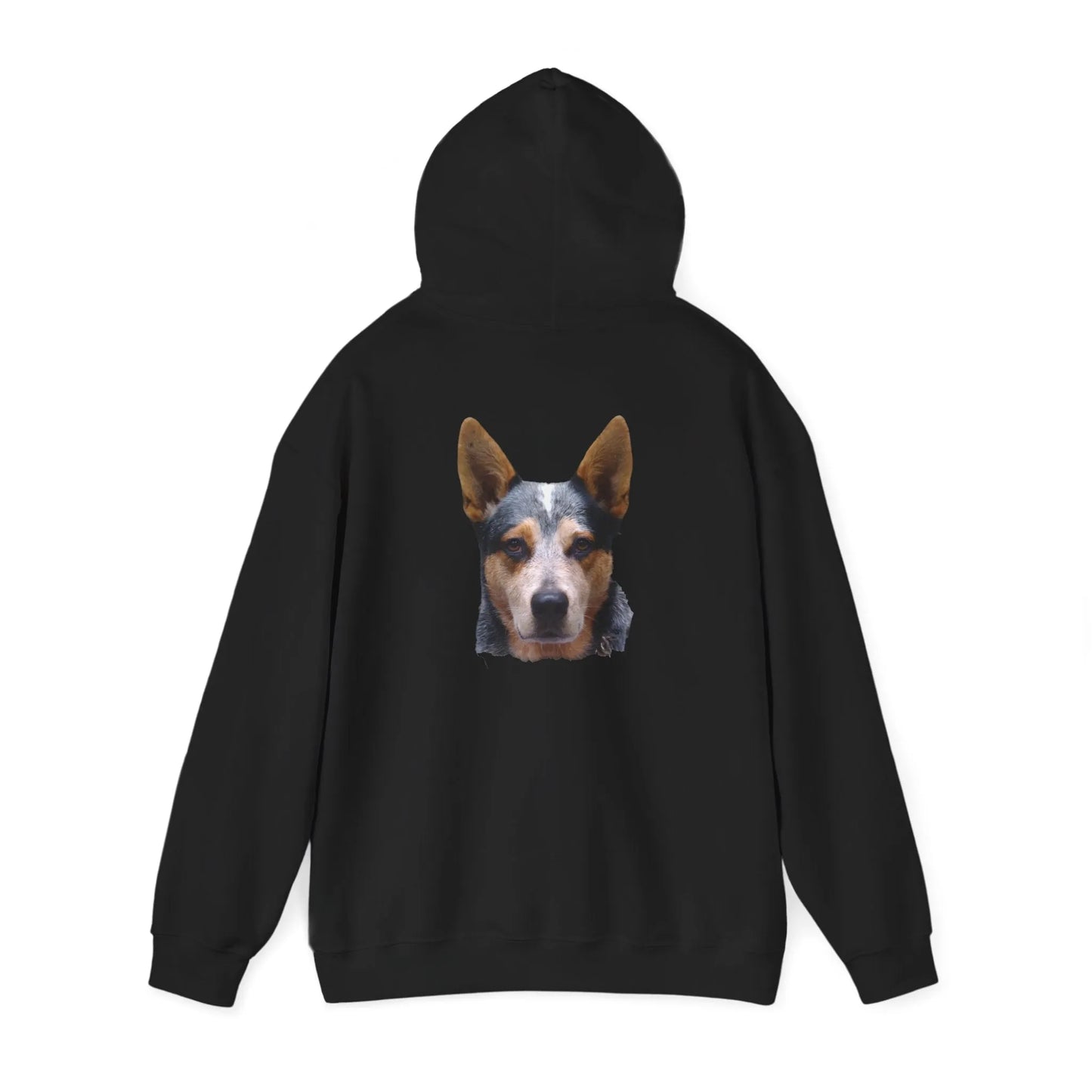 Australian Cattle Dog Portrait Hoodie-Critter Lane