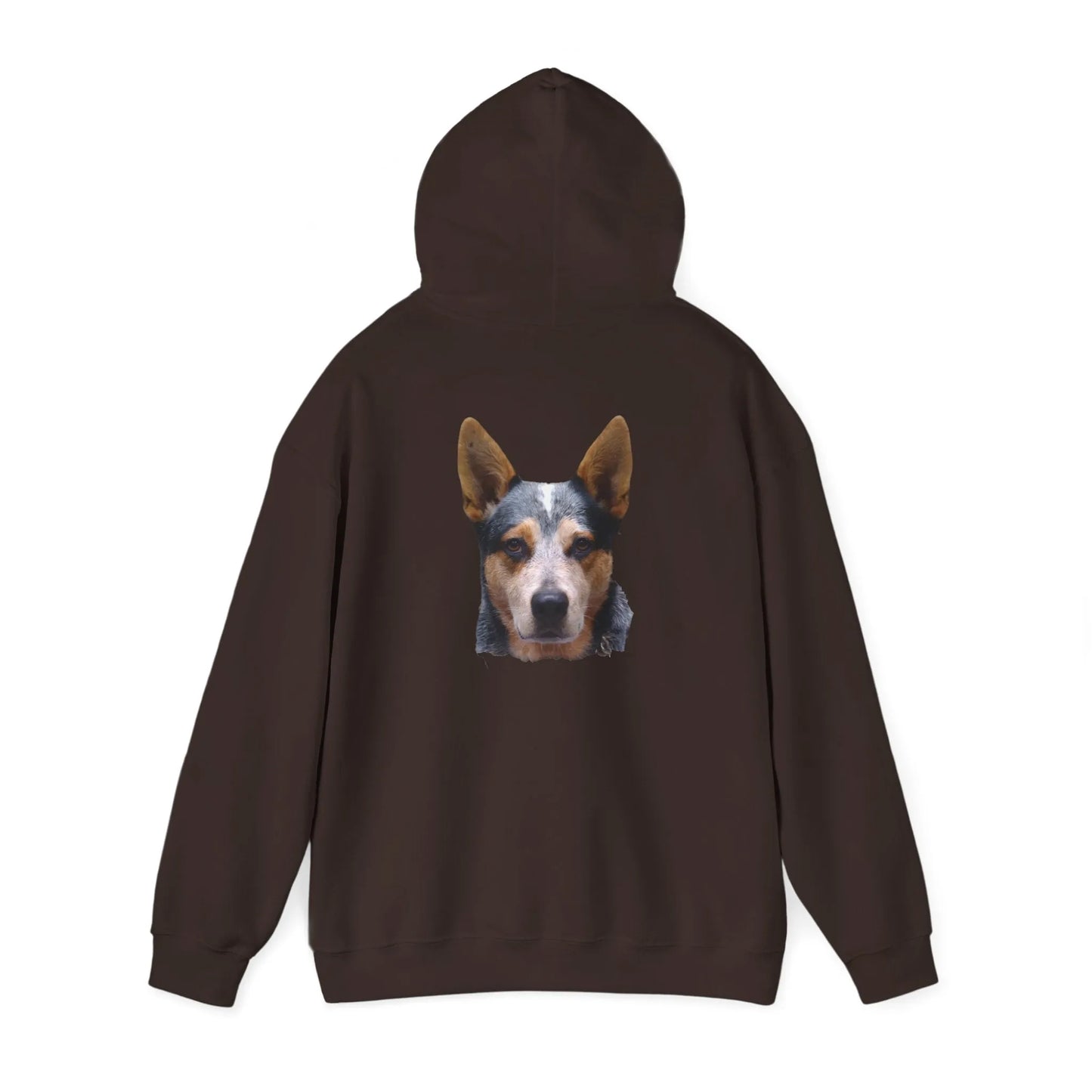 Australian Cattle Dog Portrait Hoodie-Critter Lane