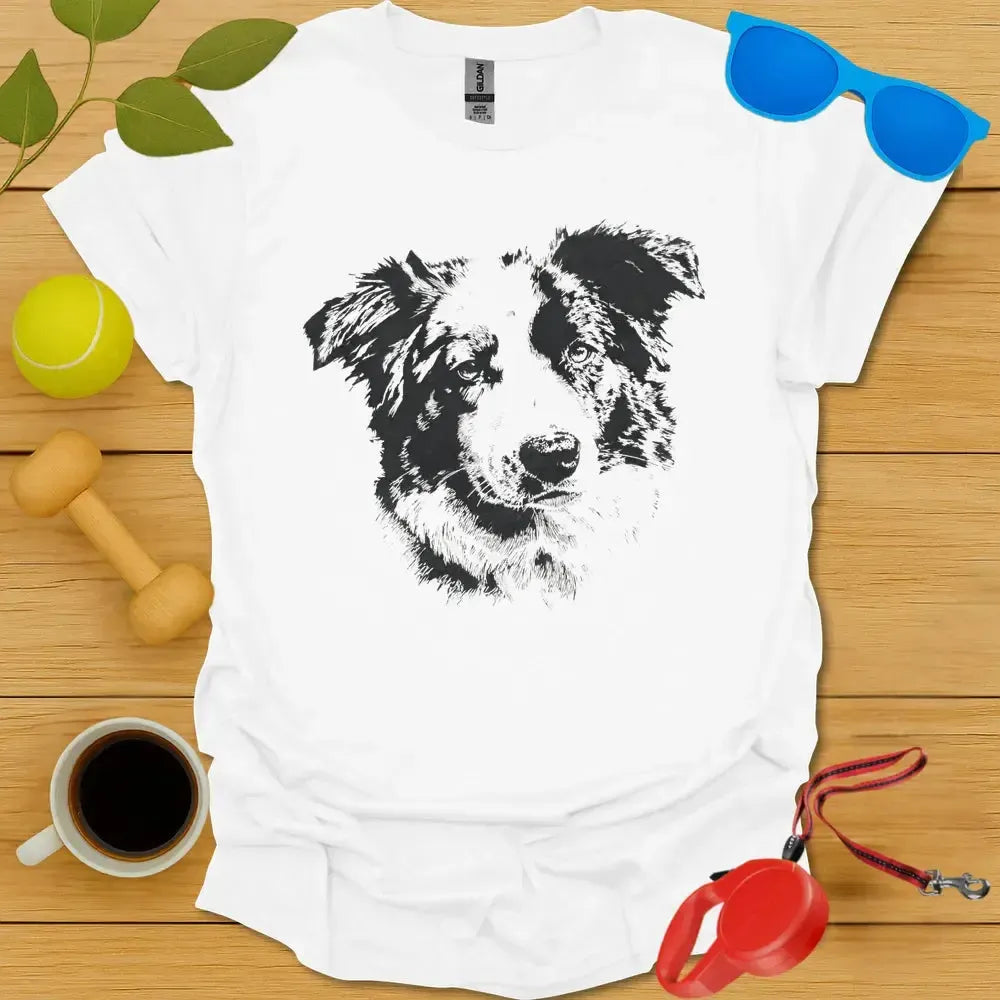 Australian Shepard Portrait Tee