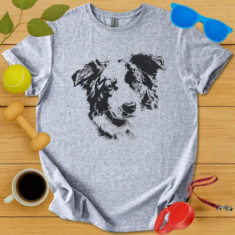 Australian Shepard Portrait Tee