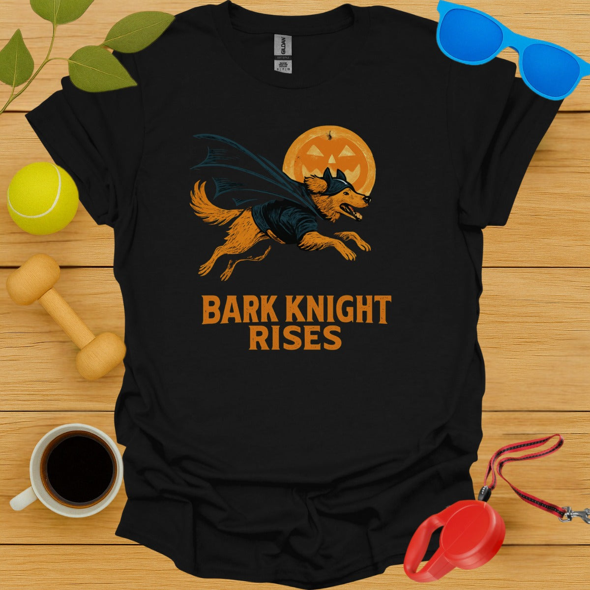 Bark Knight Rises Graphic Halloween T-Shirt product