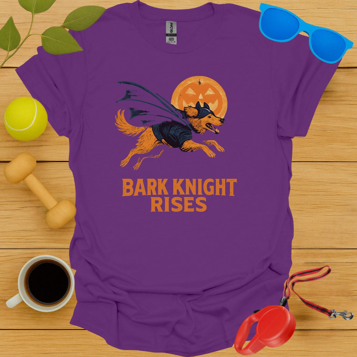 Bark Knight Rises Halloween Dog Graphic T-Shirt product type