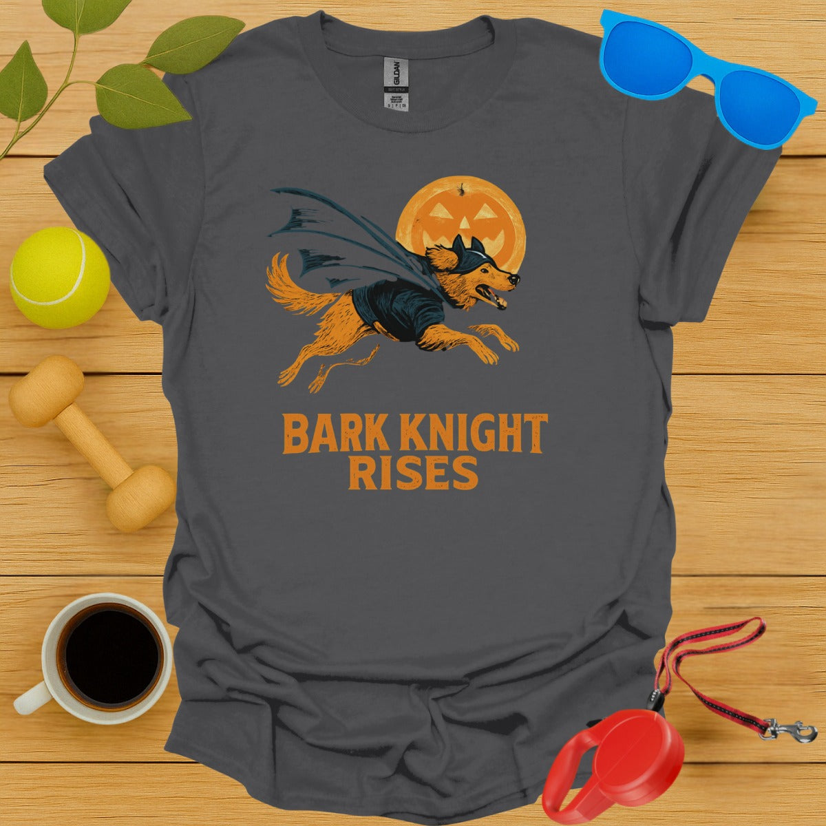 Bark Knight Rises Graphic Dog Halloween T-Shirt product