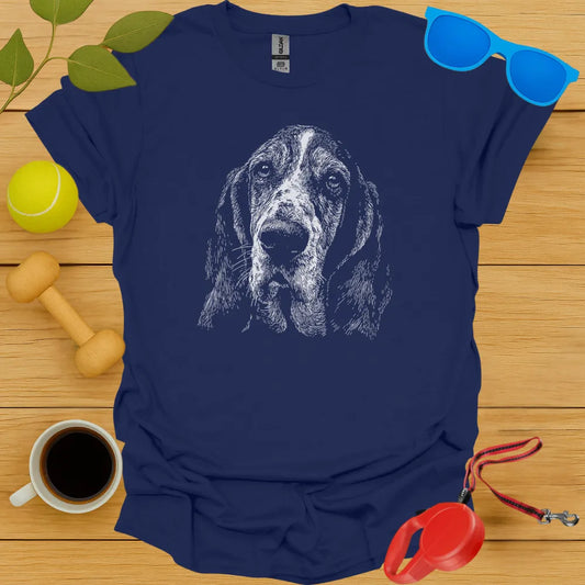 Basset Hound Portrait Tee