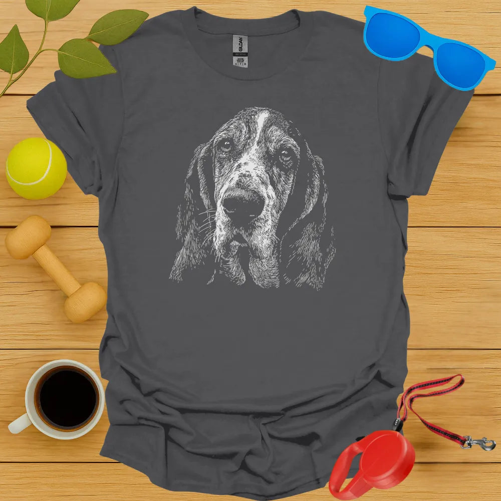 Basset Hound Portrait Tee