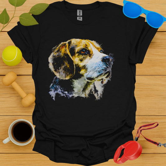 Artistic Beagle Graphic Printed T-Shirt product type
