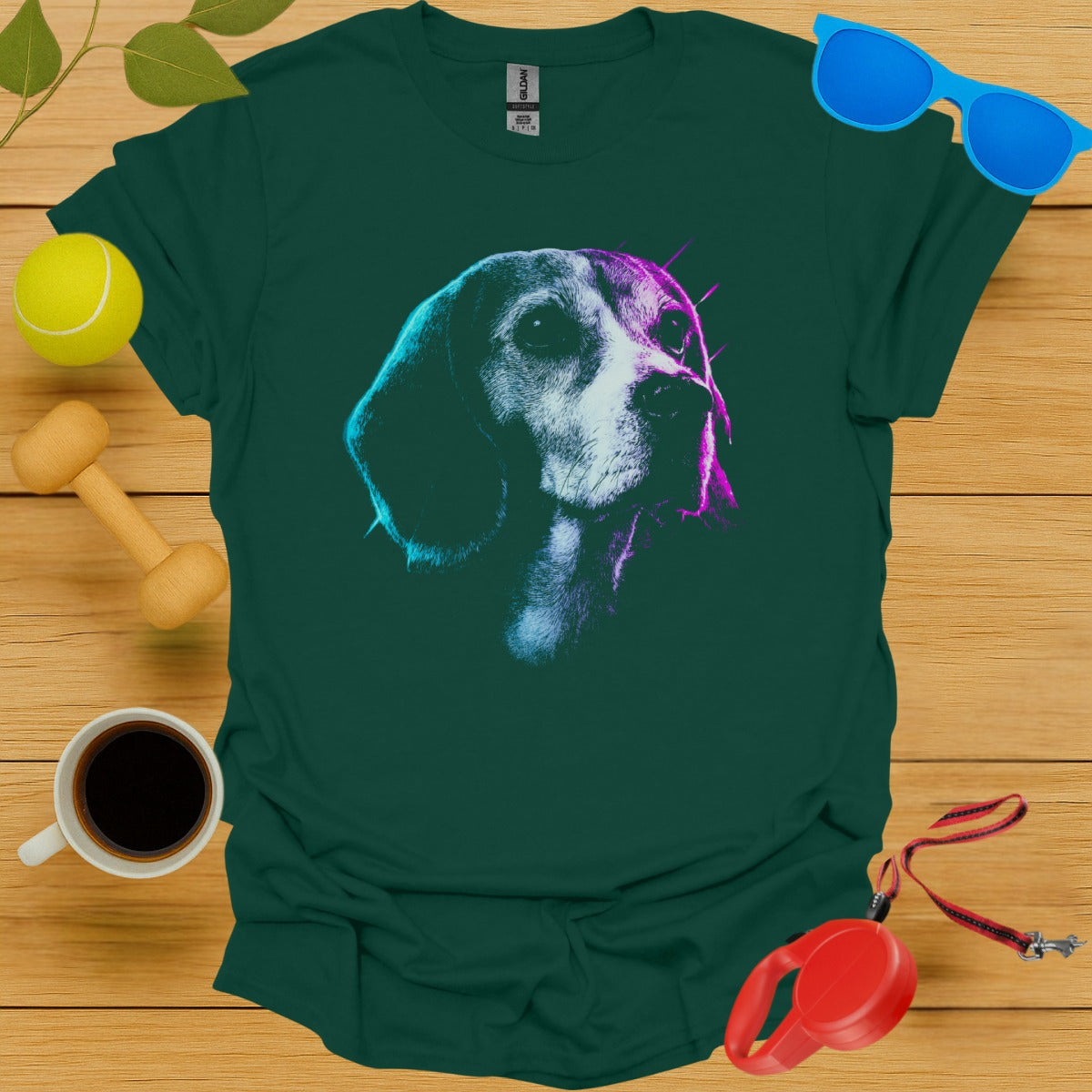 Beagle Dog Design Artistic Graphic Tee product type