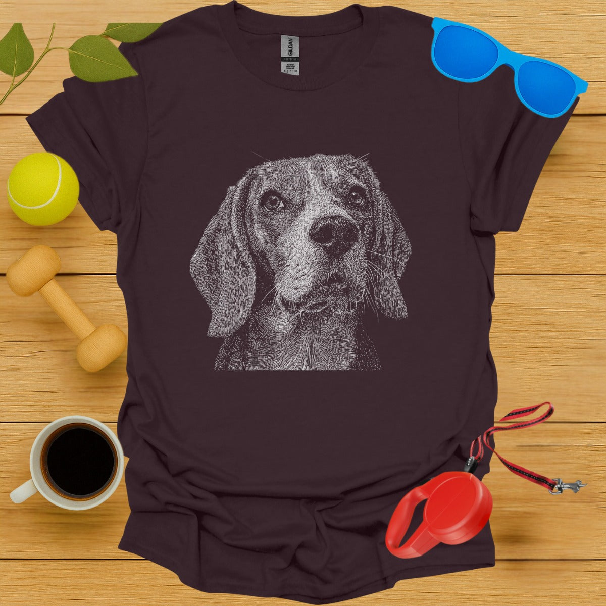 Beagle Drawing Graphic Design T-Shirt product