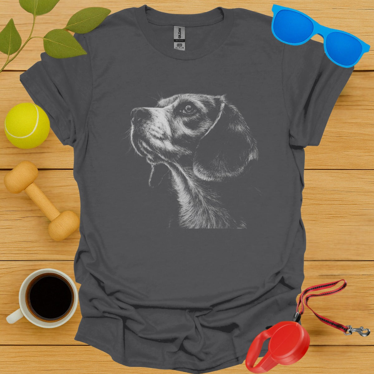 Artistic Puppy Sketch Short Sleeve Graphic product type