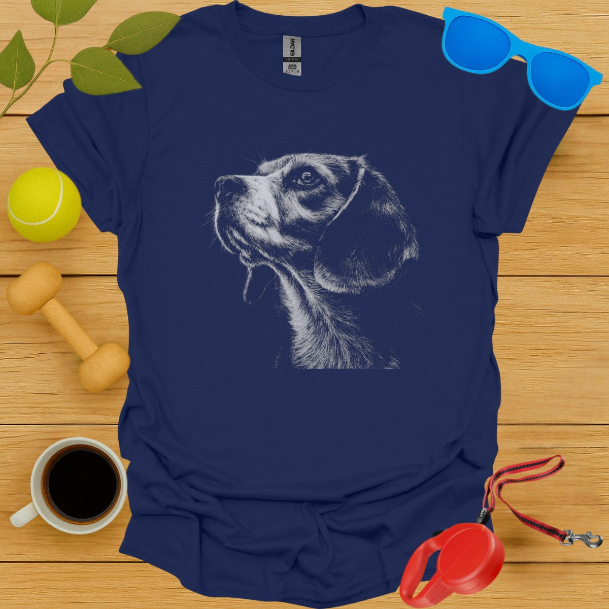 Dog Portrait Graphic Design T-Shirt product type