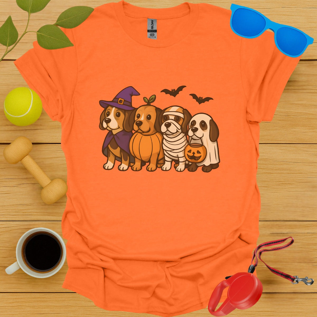 Halloween Dogs Cute Graphic Tee Product Type