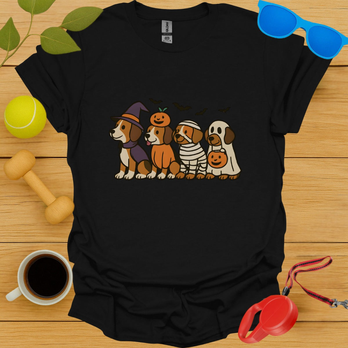 Halloween Dogs Graphic Printed T-Shirt product