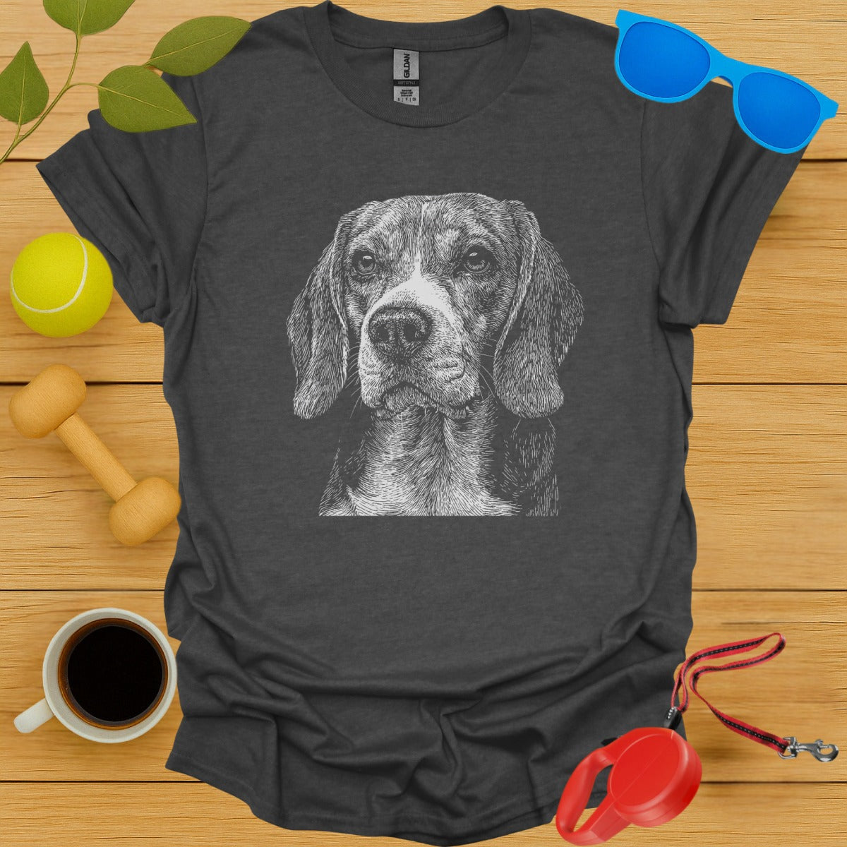 Vintage Beagle Dog Graphic Unisex Short Sleeve T-Shirt product type