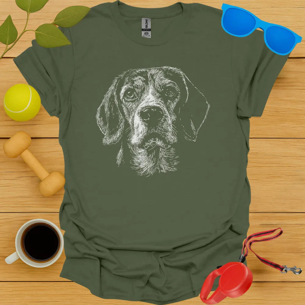 Beagle Portrait Tee