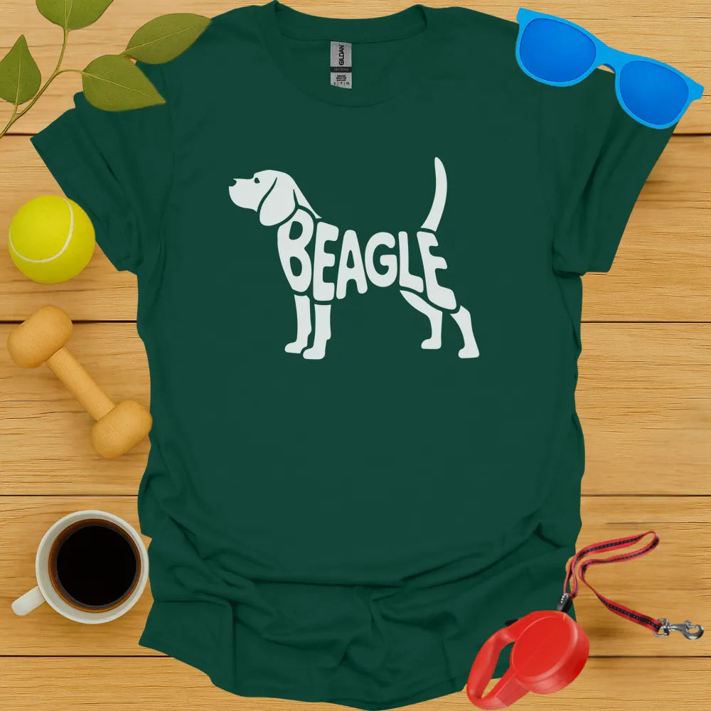 Beagle Typography Tee