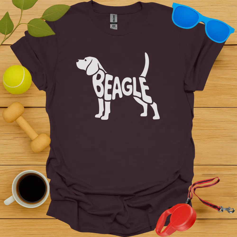 Beagle Typography Tee