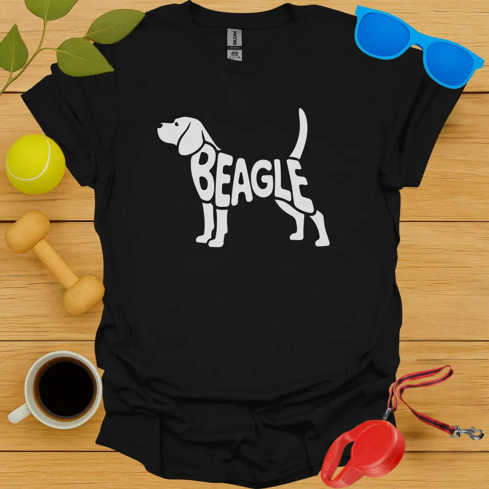 Beagle Typography Tee