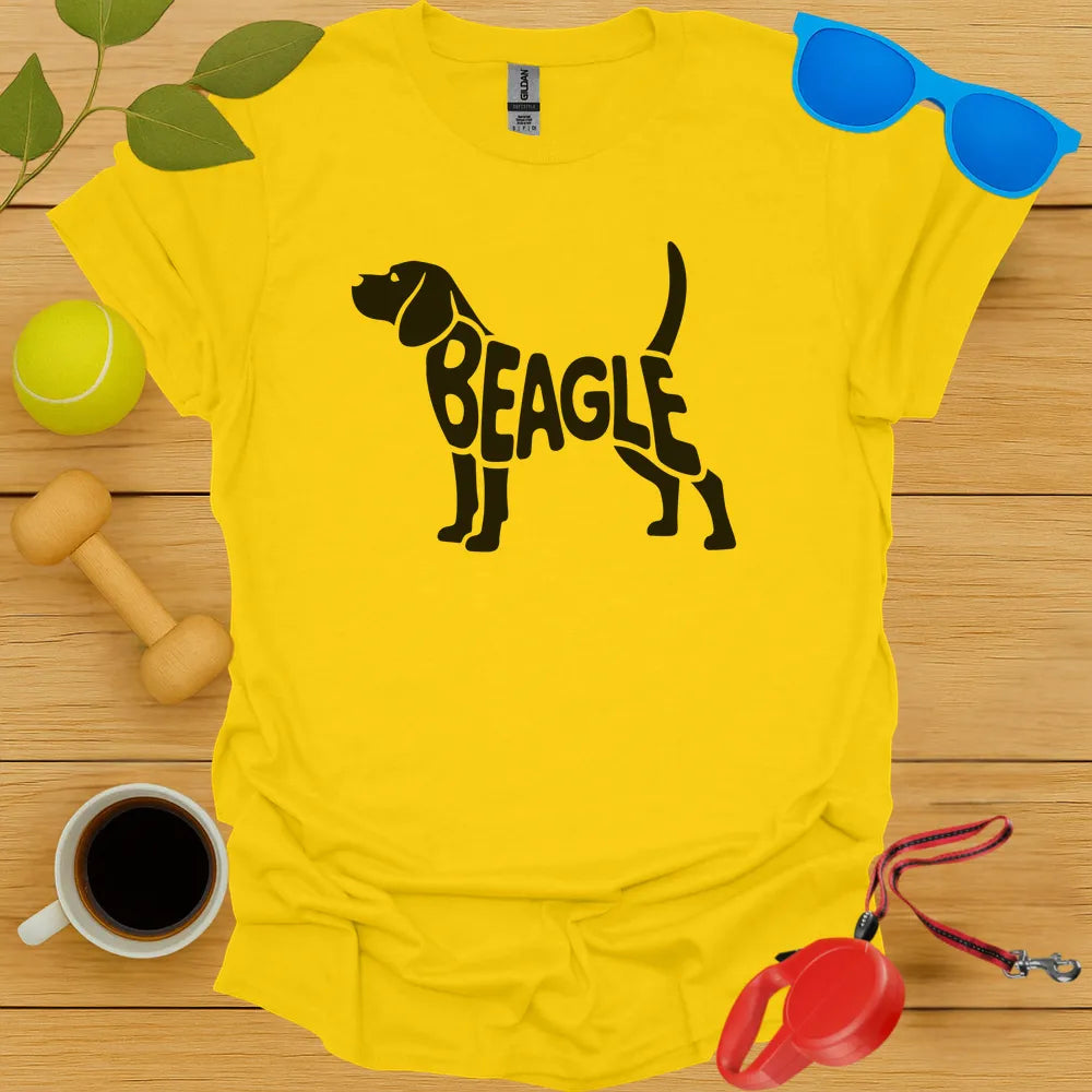 Beagle Typography Tee
