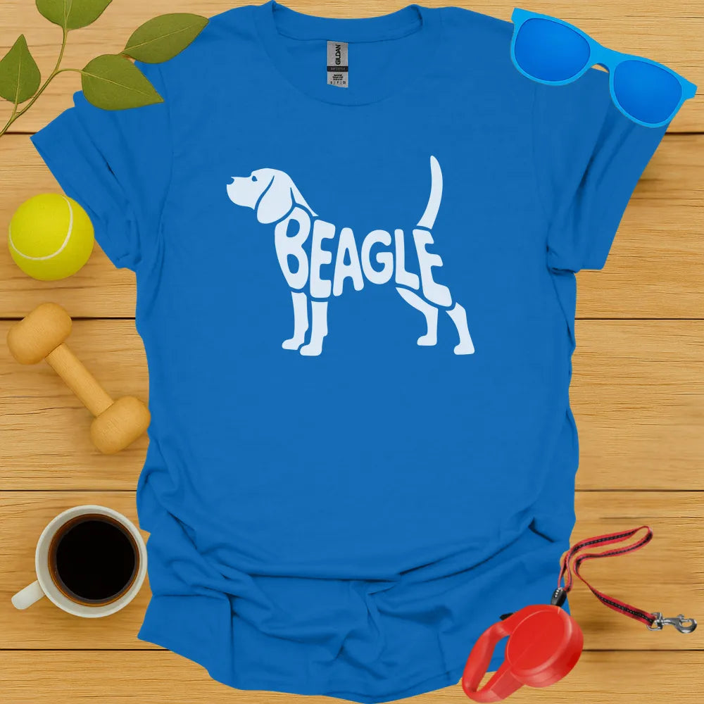 Beagle Typography Tee